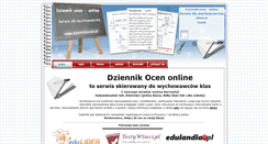 Desktop Screenshot of dziennikocen.pl